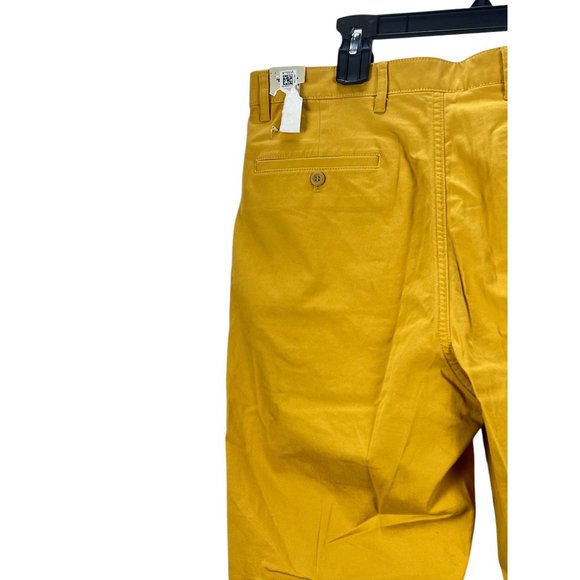 Dockers Men's Icon Tapered Fit Yellow Pants Hemp Blend 33x32 Comfort Vibrant NWT - Picture 11 of 14